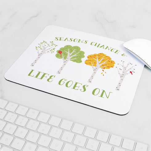 CafePress Life's Seasons Mousepad - Non-Slip Rubber Gaming Surface