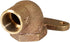 Everflow Supplies CFHE0012-NL 1/2" Nominal Diameter No Lead Hi-Ear Cast Brass 90 Degree Elbow with Sweat Socket