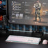 Computer Keyboard Stand Holder - Ergonomic Acrylic Keyboard Stand for Desktop Comfortable Keyboard Tray Riser