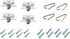 Real Estate Sign Holders & Sign Clips - 4 Each for Hanging or Attaching Signs and Riders to Posts