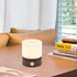 Setting Bedside Night Light, Touchable Night Light with Time Funtion, Cylindrical Table Lamp LED