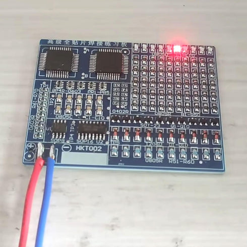 Ovenot SMD/SMT Components Soldering Practice Board Electronic Project Kits DIY Soldering Kit Skill Training Board Led