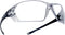 Boll Safety 253-PR-40057 Prism Safety Eyewear with Shiny Black Rimless Frame and Clear Anti-Scratch/Anti-Fog Lens