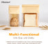 50 6.3 5.1 10.3 Inch Packaging Ohuimrt PCS Bread Bags for Homemade Sourdough Breads, x x Tin Tie Tab Lock Paper Bakery