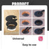 Black 1-3/8 Inch Desk Grommet Set, Cable Hole Cover & Wire Organizer for Desk Cord Management, 3Pcs