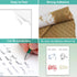 MFLABEL Full Sheet Sticker Labels, 150 Labels, 8-1/2" x 11" White Matte Label Paper for Laser & Inkjet Printer