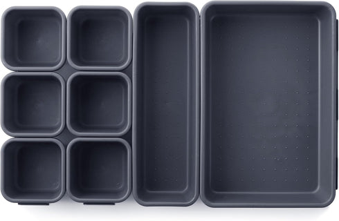 Mr. Pen Interlocking Desk Drawer Organizer, 8 pcs for Kitchen, Office, and Storage, Drawer Organizers