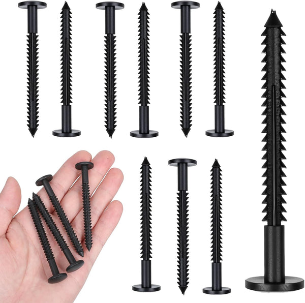 Ckhoid 120Pcs 3 Inch Vinyl Shutter Fastener, Window Panel Peg Lok, Pin Pegs,