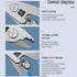 2 pcs 3 Hole Fiber Stripper - Stainless Steel CFS-3 Fiber Optic Stripping Tool with 6" Handle, Blue