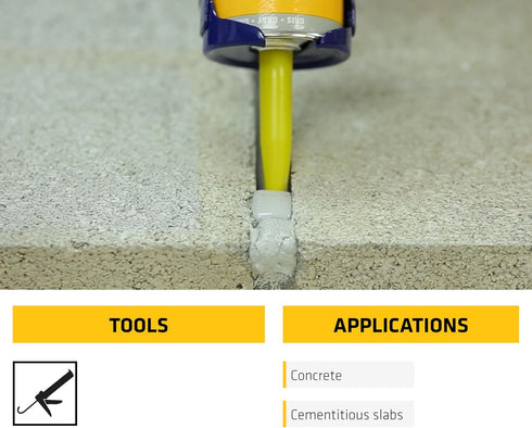 Sikaflex Self Leveling Sealant, Gray Polyurethane, 29 fl. oz Cartridge for Sealing Horizontal Expansion Joints