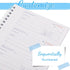Crtiin 10 3 100 Sets 4 (7-5/8" 10-7/8") Pcs Part Spiral Carbonless Money and Rent Receipt Book with Carbonless Copies