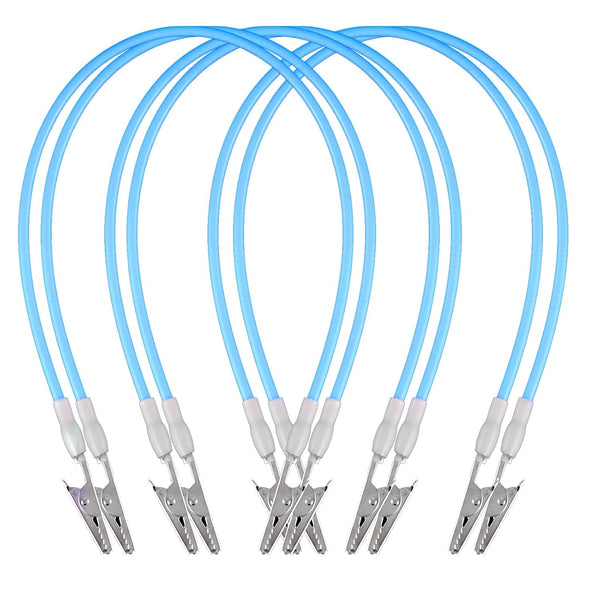 6Pcs Autoclavable Dental Flexible Medical Grade Silicone Bib/Bibs Holders Clips,Individually Wrapped Napkin