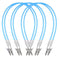 6Pcs Autoclavable Dental Flexible Medical Grade Silicone Bib/Bibs Holders Clips,Individually Wrapped Napkin
