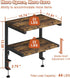 Clamp on Desk Organizer Shelf, Heavy-Duty 2-Tier Adjustable Storage Extender for Desktop Accessories and Gaming