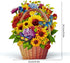 Butterflies,3D Pop Up Birthday Cards Yellow Sunflowers Forever Bouquet Greeting Card for Women Wife Girlfriend Mom