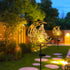 ShangTianFeng Butterfly Lights Outdoor Decor - Moon & Bird SolaGardenLights Waterproof, Auto On/Off Pathway Lighting