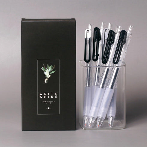 XIZE SH 0.38mm Ultra Fine Point Gel Pens, Black Ink, Smooth Writing, Quick-Drying, Non-Smudge, 6 Count