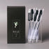 XIZE SH 0.38mm Ultra Fine Point Gel Pens, Black Ink, Smooth Writing, Quick-Drying, Non-Smudge, 6 Count