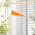Fibraze 80 PCS Plantation Shutter Repair Kit Plantation Shutter Pins Parts Silver Missing Metal Indoor Louver Staples