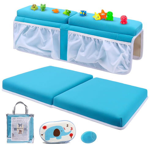 Bath Kneeler and Elbow Rest Set Thick Baby Bath Kneeling Pad Bathing