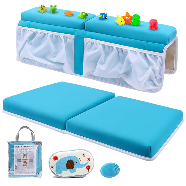 Bath Kneeler and Elbow Rest Set Thick Baby Bath Kneeling Pad Bathing