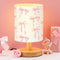 VIHOSE Bow Kids Table Lamp for Bedroom Kids Bedside Lamp with Linen