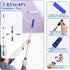 MAXWAVE 34 Set, 4" 9" 1.63 4 Paint Roller Kit with Extension Pole, Piece and Paint Rollers, Ft to Ft Pole, Painting