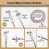 2 Sets, Handheld Bidet Sprayer Kit for Toilet Adjustable Water Pressure, Stainless Steel Jet Spray Kit with Bidet Hose