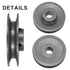 uxcell AK41-3/4 V-Belt Sheave, 3/4"Bore 3.95"OD Single Groove Web Sheave, Cast Iron for Belt Section