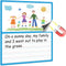 Jumbo Magnetic Draw & Write Paper, Dry Erase Handwriting Lined Paper for Classroom Whiteboard Teaching Supplies