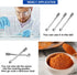 10 Pcs 2 in 1 Double Ended Lab Spoon - Stainless Steel Micro Lab Spatula for Reagent Sampling