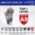 Schwer SlicePro ANSI A9 Cut Resistant Glove PR1706, Stainless Steel Mesh, Food Grade for Kitchen Cooking (L, 1 PCS)