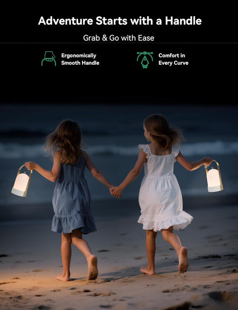 4000mAh 4-Level Dimmable Tubicen Outdoor Table Lamp Waterproof Portable Camping Lantern Brass Battery Rechargeable Lamp
