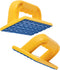 Gator Grip Safety Push Block 2 Pack, Blue Rubber Pattern for Superior Gripping Power on Router Tables