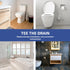 5pcs Three-way Sink Overflow Drain Pipe - Simple Sealed Drain Overflow for Home Sink