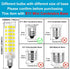 E11 Bulb Dimmable, JDE11 120V 100W T3/T4 6000K 10W 1000 E11 Bulbs 2 Pack LED Halogen Equivalent, Mini Candelabra Base