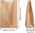 Bizcroc 50 Pack Packaging, 8.3"x3.5"x13.8" Bread Bags for Homemade Bread, Large Sourdough Bread Bags with Window