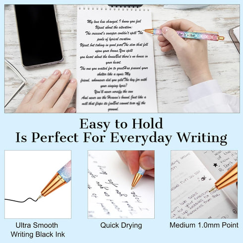 Nurse Gift Pens - Glitter Super Cute Saying Pen for Nursing Students, Staff, Friends, and Family