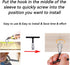 Wing Nut Tool, T Handle Driver for Eye Screws and Screw-in Hooks, Heavy Duty Metal Manual Installation