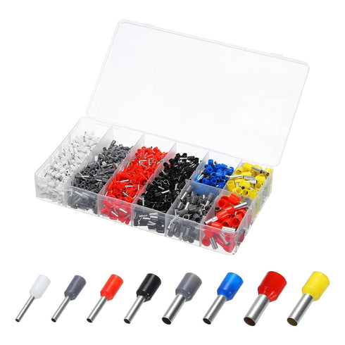MECCANIXITY 1800Pcs Wire End Ferrules for Electrical Wire Connectors, Home Repair Crimping Tool Kit