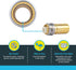 SharkBite 1-1/4 Inch x 1 Inch CTS Fitting Reducer, Push to Connect Brass Plumbing Fitting for PEX Pipe