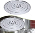 40cm Stainless Steel Pan Lid Cookware Part Heat Resistant Easy Clean Skillet Lid Stockpot Cover for BBQ Buffet Picnics