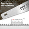 14 in. Pro Hand Saw, 11 TPI Fine-Cut Soft-Grip Handsaw for Gardening and Cutting Wood