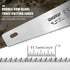 14 in. Pro Hand Saw, 11 TPI Fine-Cut Soft-Grip Handsaw for Gardening and Cutting Wood