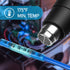 TICONN 100PCS Insulated Waterproof Heat Shrink Butt Wire Connector Kit for Marine Automotive Crimp Terminals