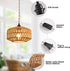 SHIWEIDA 15ft 15FT Industrial Pendant Light Cord -Plug in Hanging Light Fixture, Farmhouse Pendant Lamp Lights