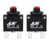 9 Amps Thermal Circuit Breakers 125/250V AC 32V DC Push Button Manual Reset Overload Protector Switch