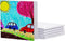 Paper Junkie 6 Pack Blank Hardcover Books, 5 x 5-inch, 36 Sheets Each for Kids' Stories, Scrapbook & Journal