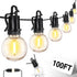 ZJOJO LED Outdoor String Lights,100FT Outdoor Lights for Patio with 32 Shatterproof