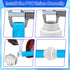 2 inch PVC Coupling Pipe Fitting - 2 inch Female Thread PVC Union Coupling, 2PCS for Swimming Pools and Outdoor Plumbing